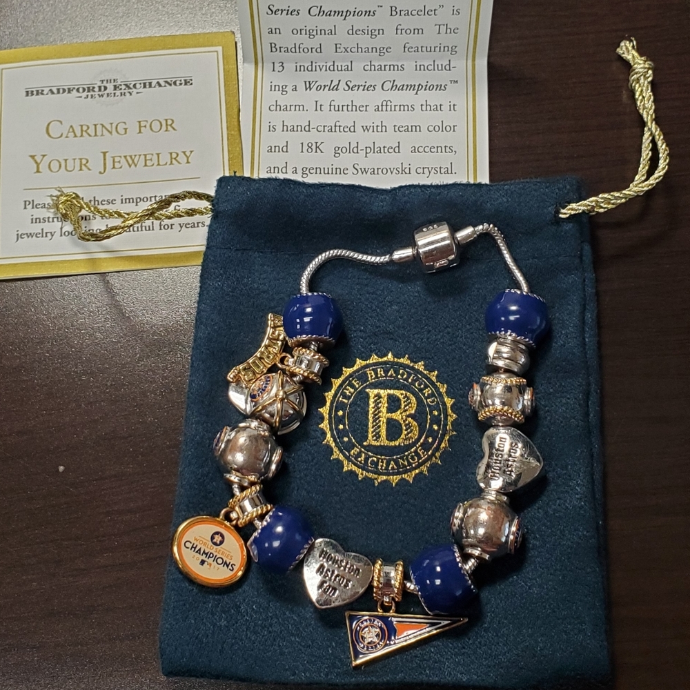 2017 Astros world series champions bracelet